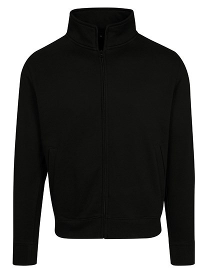 Build Your Brand - High Neck Sweat Zip Cardigan