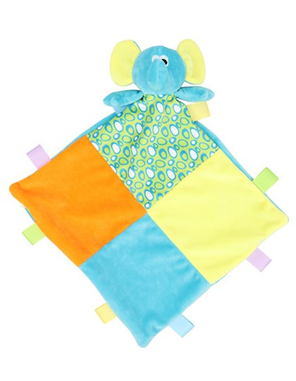 Mumbles - Baby Multi Coloured Comforter With Rattle