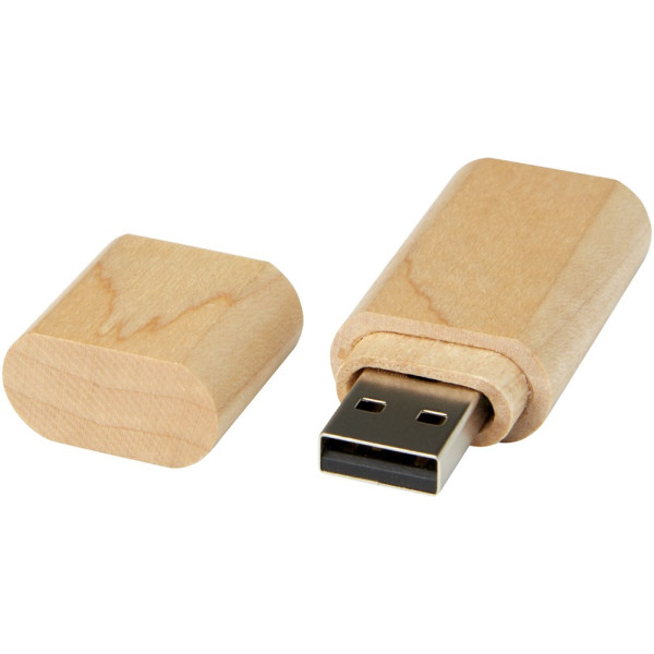 USB-Stick 3.0 aus Holz mit Schlüsselring