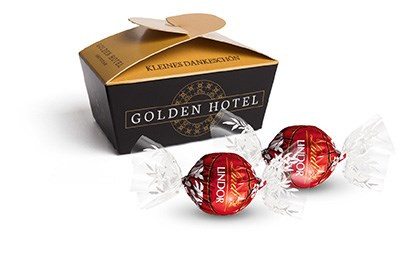 Lindt Lindor Kugeln im Werbeballotin