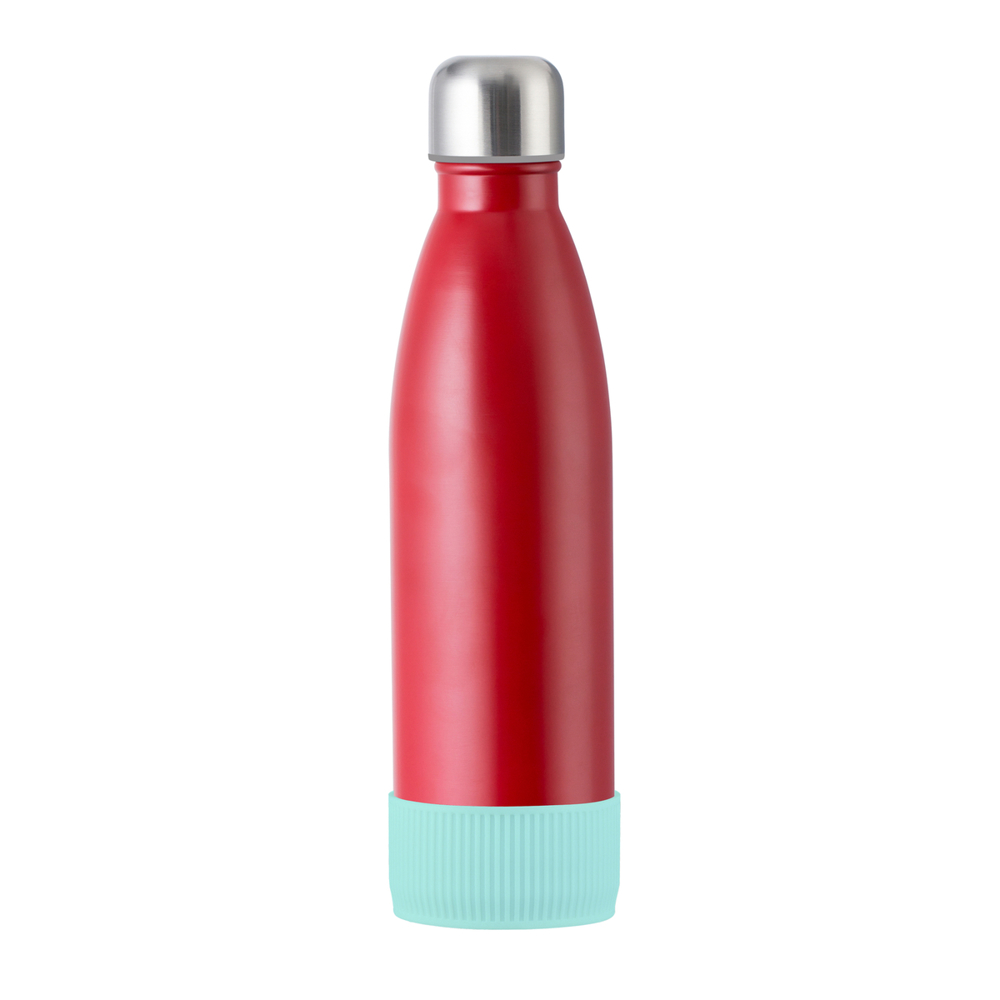 Trinkflasche RETUMBLER-myTOULON - hellblau, rot