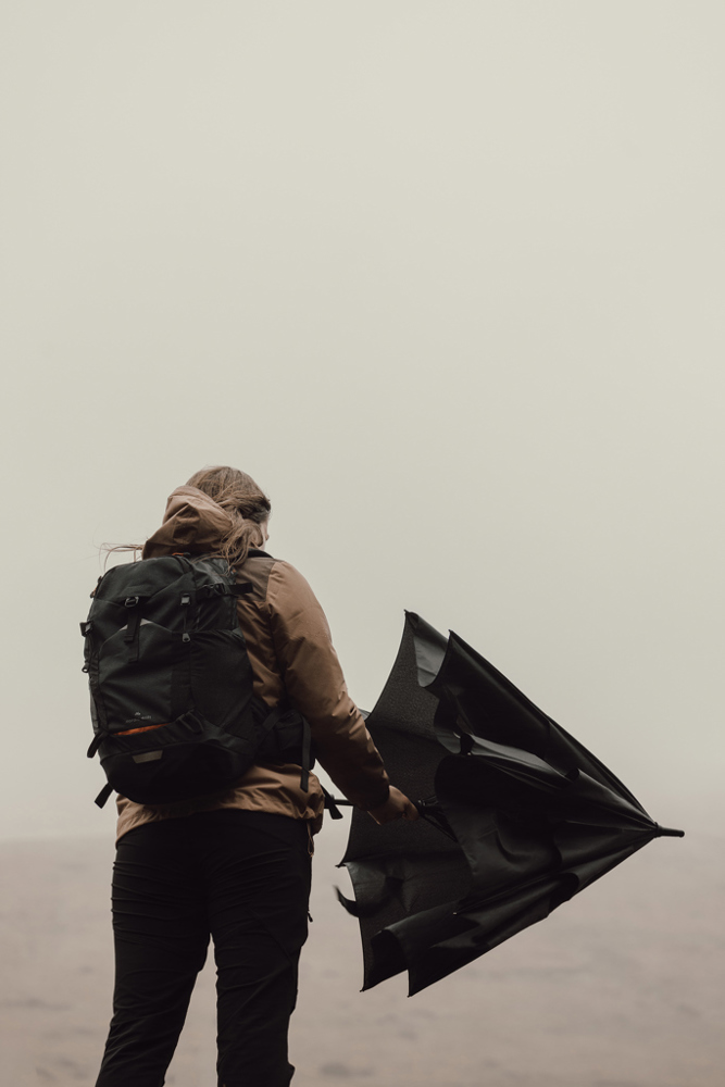 Nordic Drift Trail 27" AWARE™ RPET Sturm-Schirm mit UPF 50+