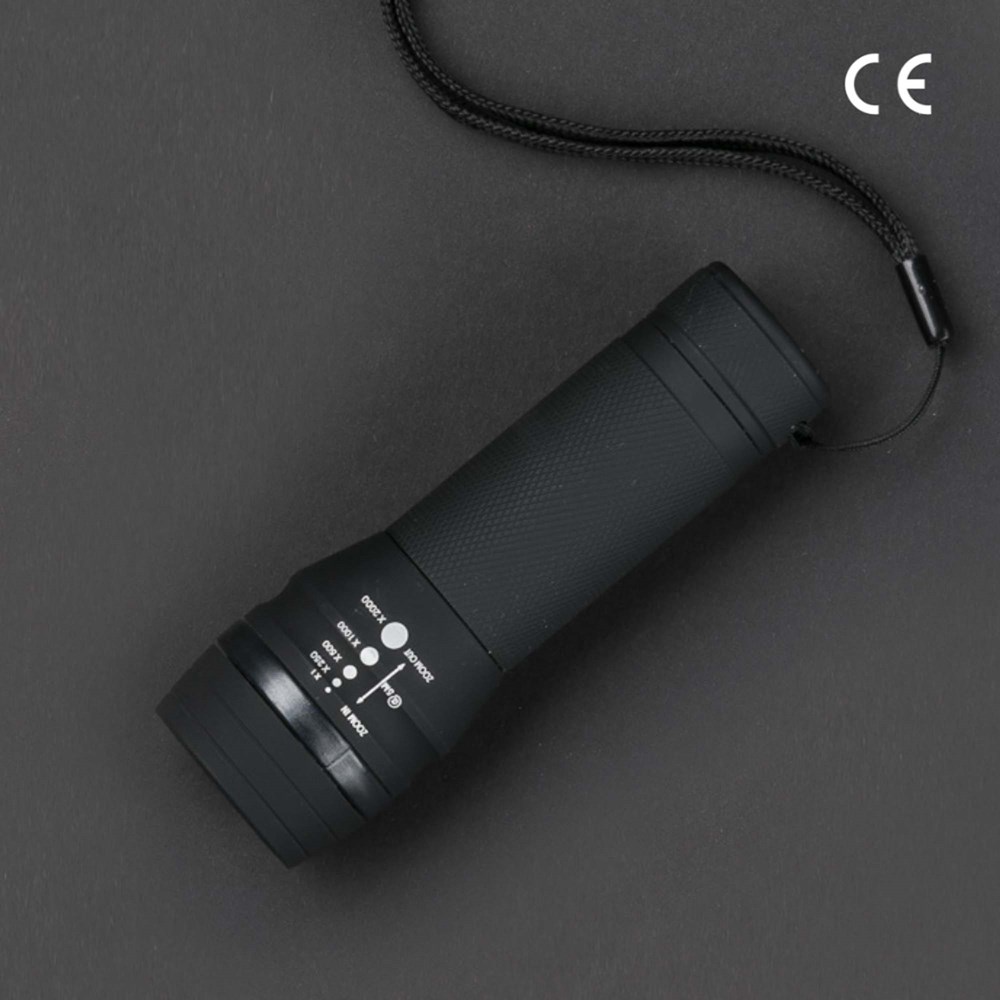 Led-Taschenlampe Rubby - Grau