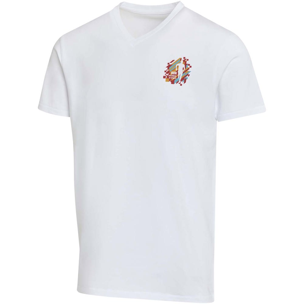 Balfour 200 g/m² Kurzärmeliges T-Shirt V-Ausschnitt Bio Baumwolle (OCS), unisex