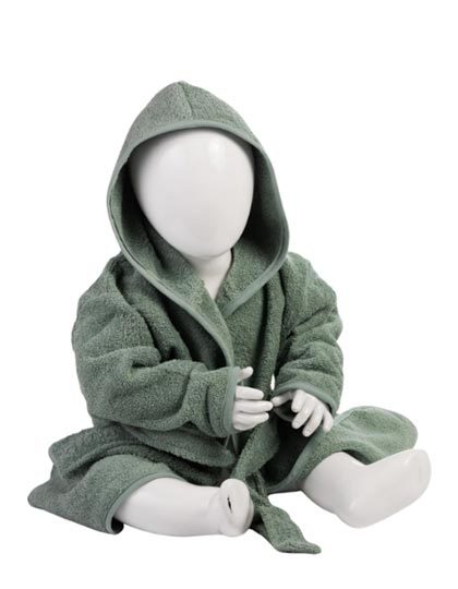 ARTG - Babiezz® Bathrobe With Hood - Old Green, Old Green
