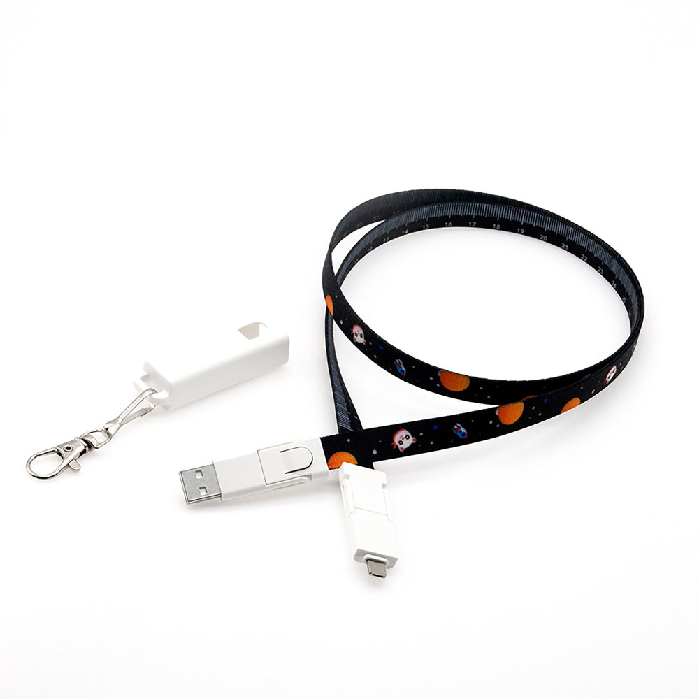 6 in 1 Lanyard-Ladekabel