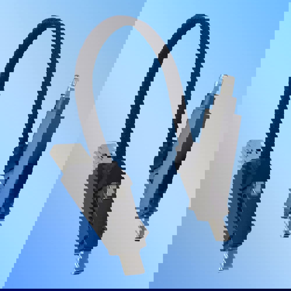 Multifunktionales 4-in-1 Kabel Schlüsselanhänger Größe 60 W