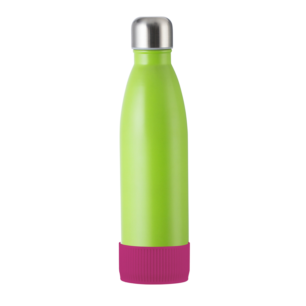 Trinkflasche RETUMBLER-myTOULON - magenta, hellgrün
