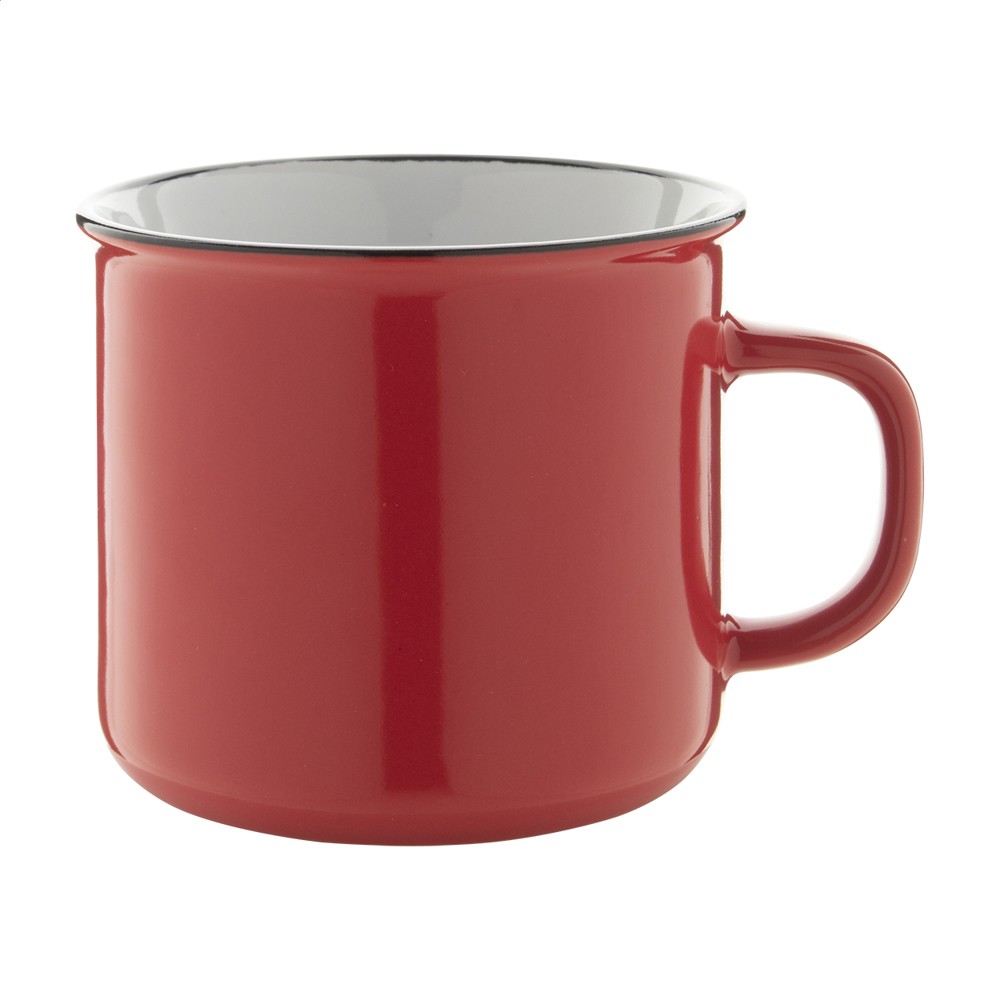Woodstock - Tasse - rot/weiß