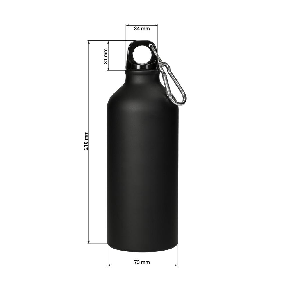 Aluminiumflasche "Sporty" 0,6 l matt