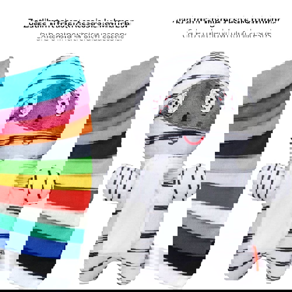 Halloween Gang Mumie, schwarz/weiß, one size