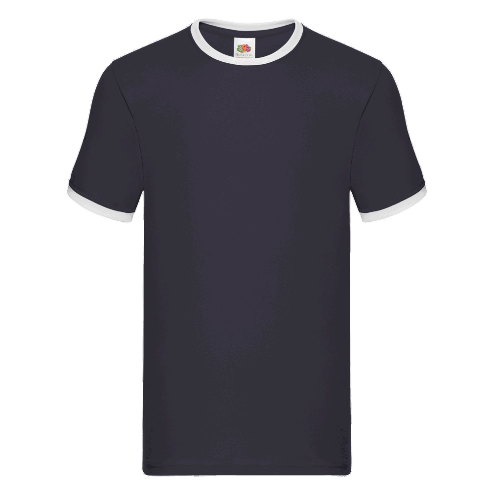 611680 - Valueweight Ringer T-Shirt - navy/weiß