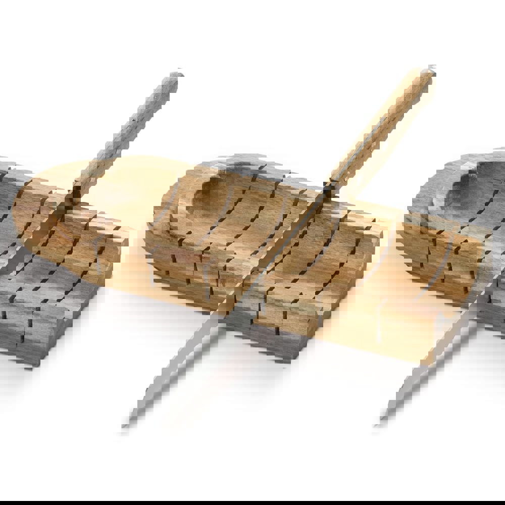 Brotbrett mit Messer