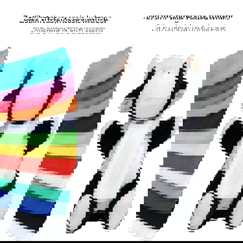 Kuh Cordula, weiß/schwarz, one size