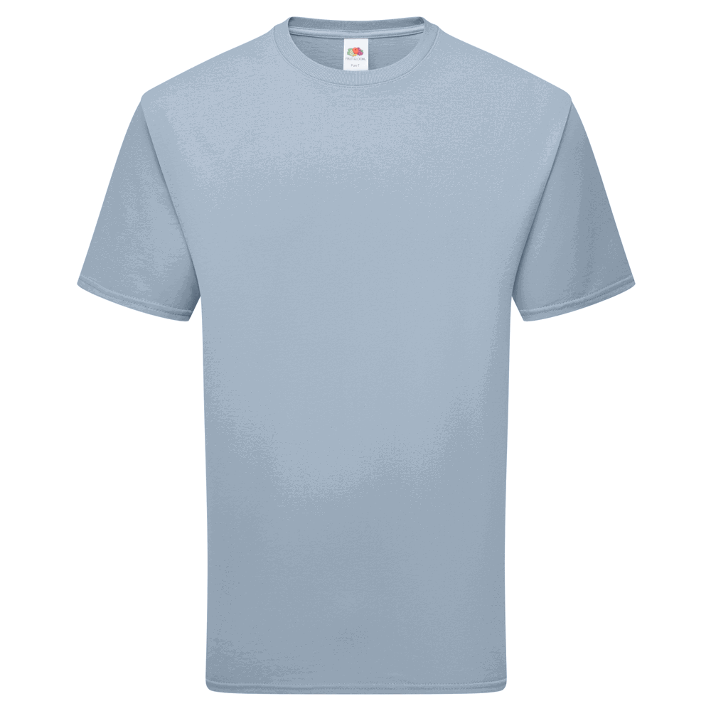 613620 - Pure Cotton T-Shirt - Mineral Blue