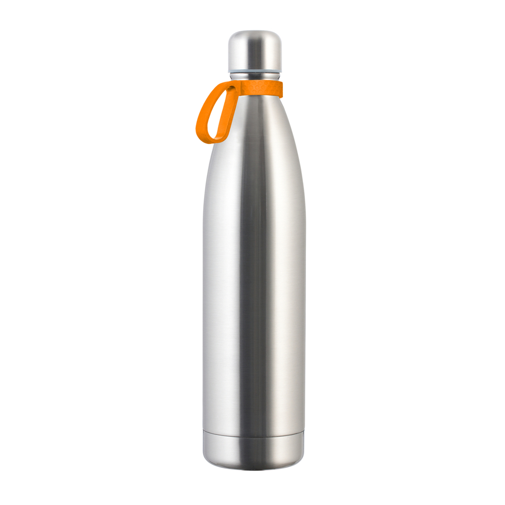 Thermotrinkflasche RETUMBLER-NIZZA XXL - orange, silber