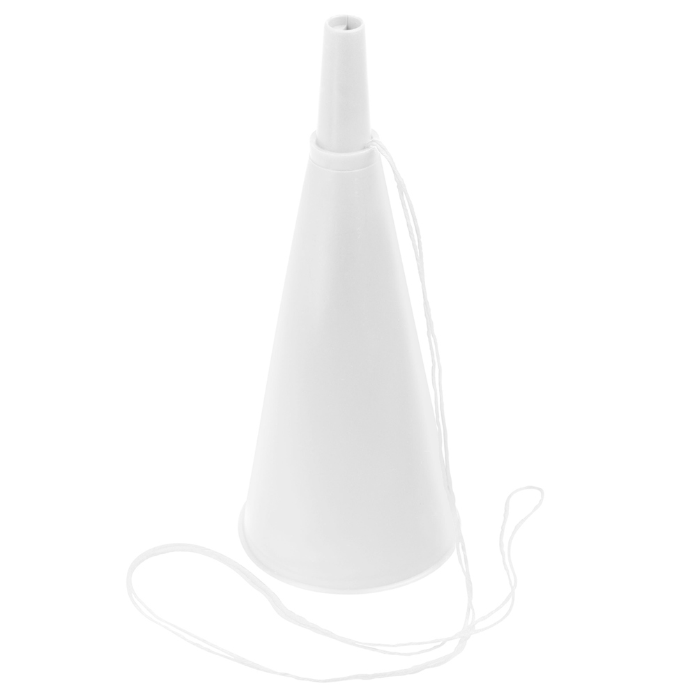 Fan-Horn - weiß/weiß