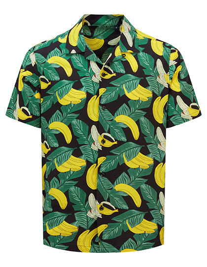 WOMBAT® - Men´s Shirt - Black-Yellow