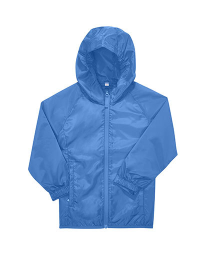 B&C BE INSPIRED - Kids #Reset Windbreaker - Lake Blue