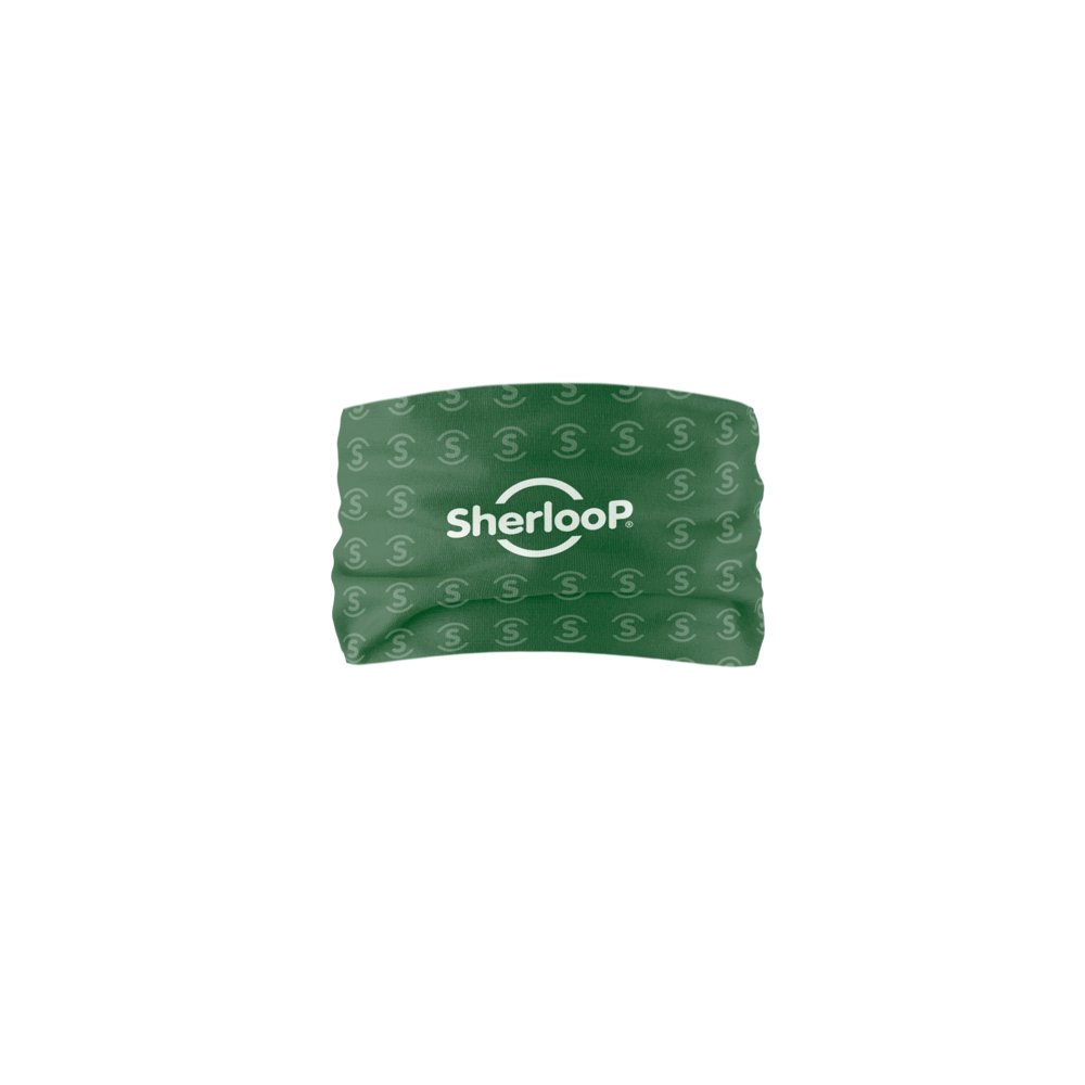 Sherloop® Stirnband RPET inkl. Digitaldruck 4-färbig