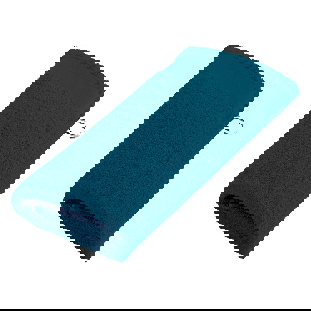 Sophie Muval Golfhandtuch 55x30 cm, 450 gr/m² - Petrol (PMS 3145c) / Petrol