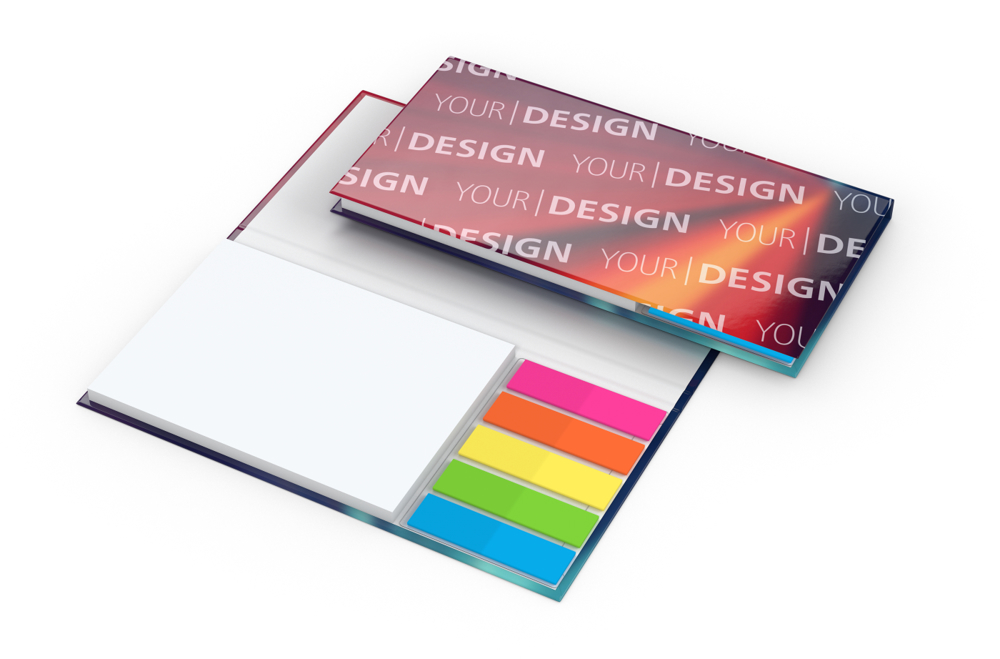 Haftnotiz-Set Kopenhagen, White, Hardcover 4/0farbig