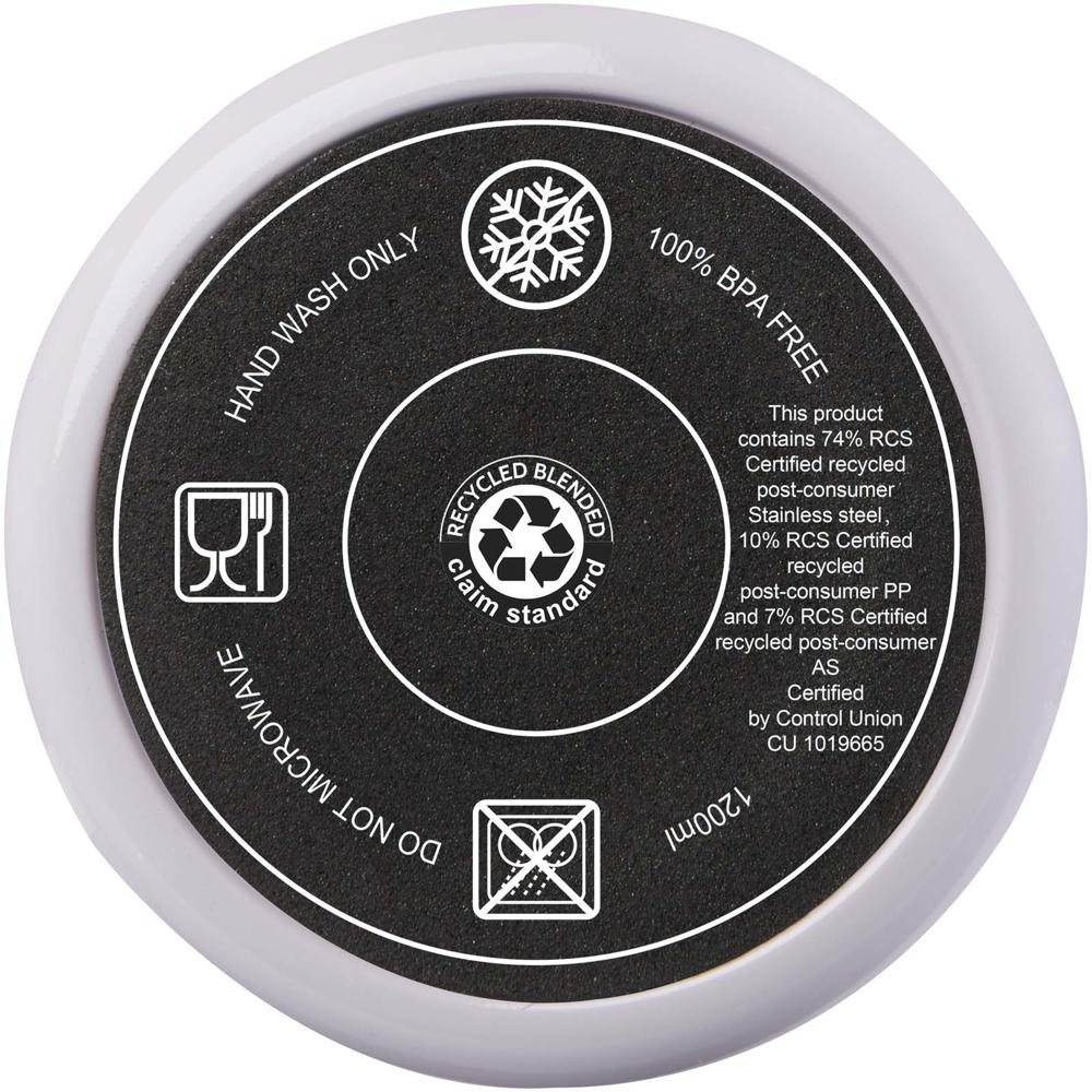 Melbourne 1200 ml RCS-zertifizierter Isolierbecher mit Strohhalm