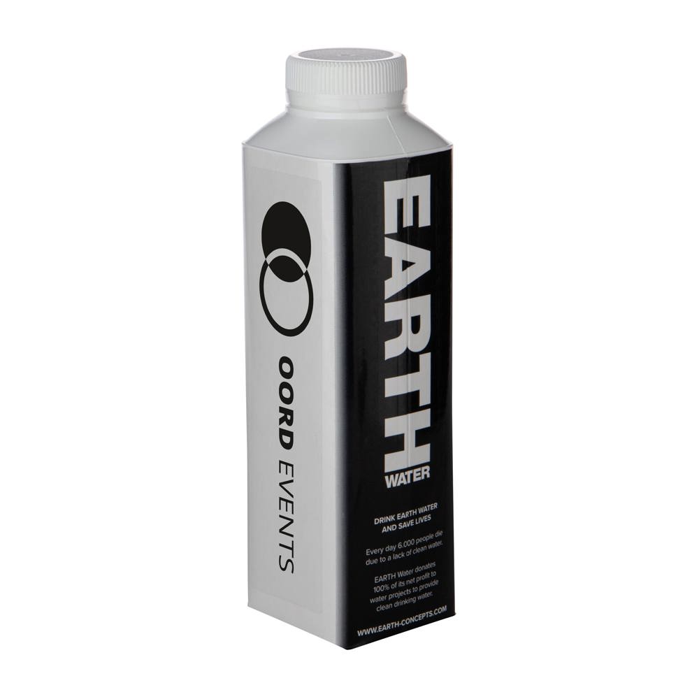 EARTH Water Tetra Pak 500 ml - Schwarz