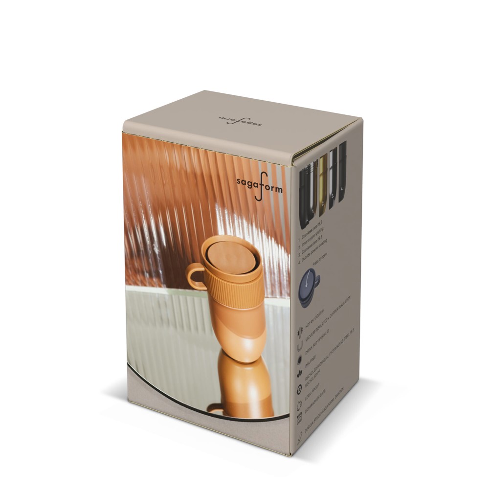 Sagaform Ted isolierter Becher, 280ml auslaufsicher und spülmaschinenfest