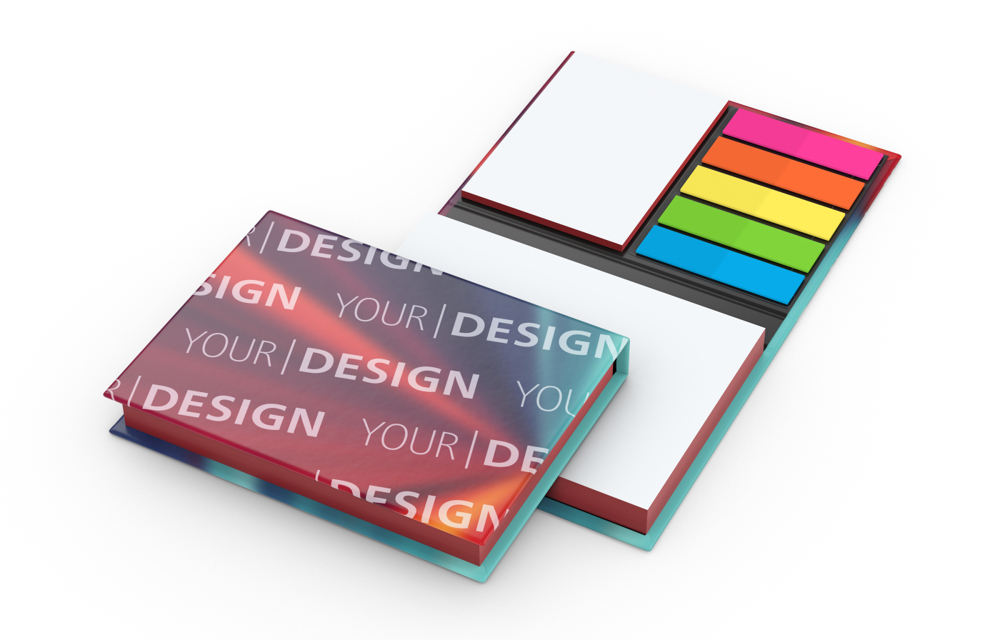 Haftnotiz-Set Wien, matt, rot