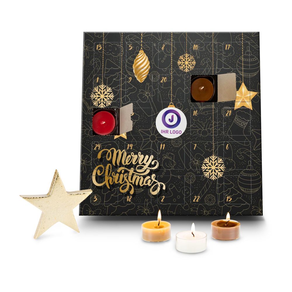 ROMOSCENT® Duftkerzen Adventskalender Merry Christmas