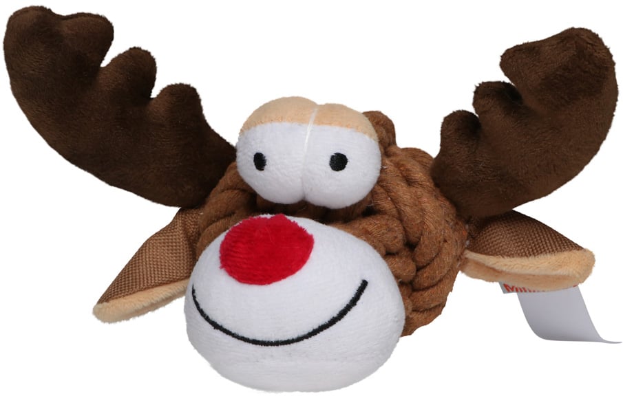Hundespielzeug Knotentier Elch, multicolour, one size
