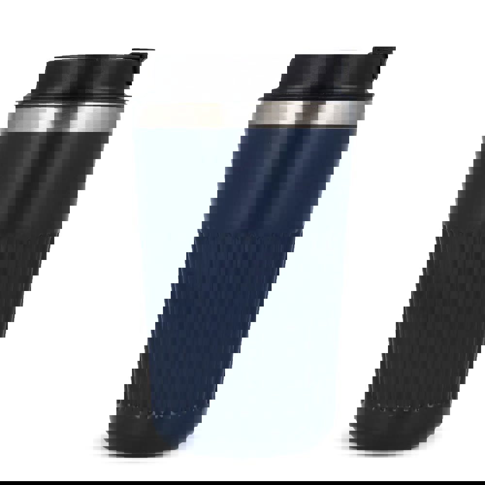 Recycelter Edelstahl-Thermobecher für Kaffee zum Mitnehmen, 400 ml