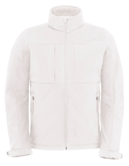 B&C COLLECTION - Men´s Hooded Softshell - white