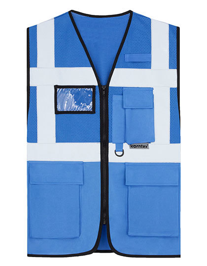 Korntex - Multifunctional Hi-Vis Mesh-Vest Athens - blue