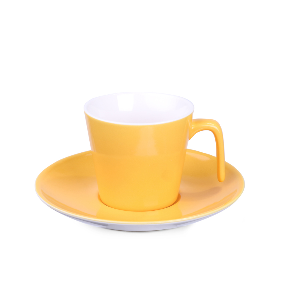 Tasse Eve Set 180ml - yellow/white