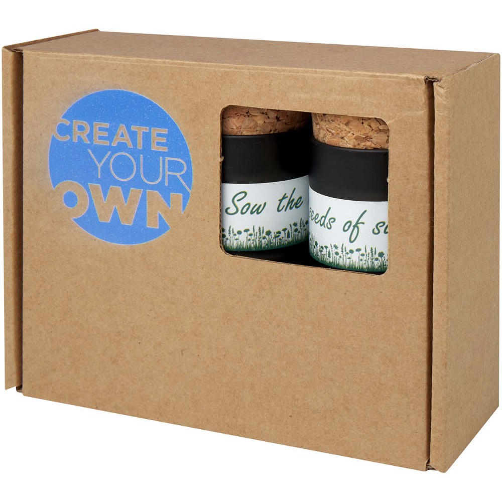 Hey Pots Schreibtisch-Garten-Kräutermischung, 3er-Set