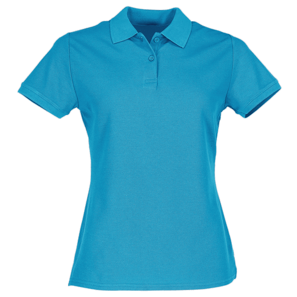 630300 - Ladies Premium Polo, azurblau, XS