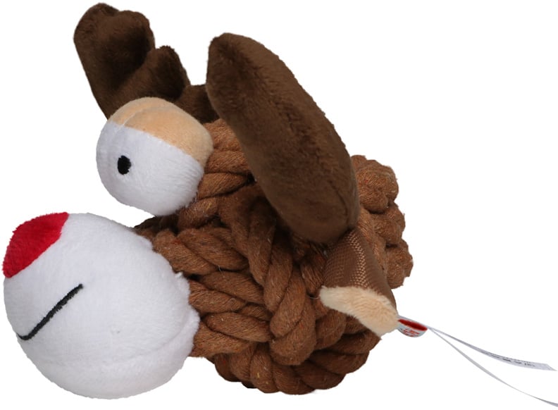 Hundespielzeug Knotentier Elch, multicolour, one size