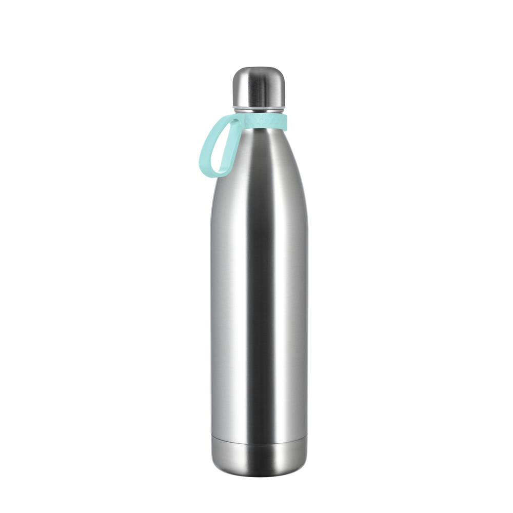 Thermotrinkflasche RETUMBLER-NIZZA XL - silber, hellblau