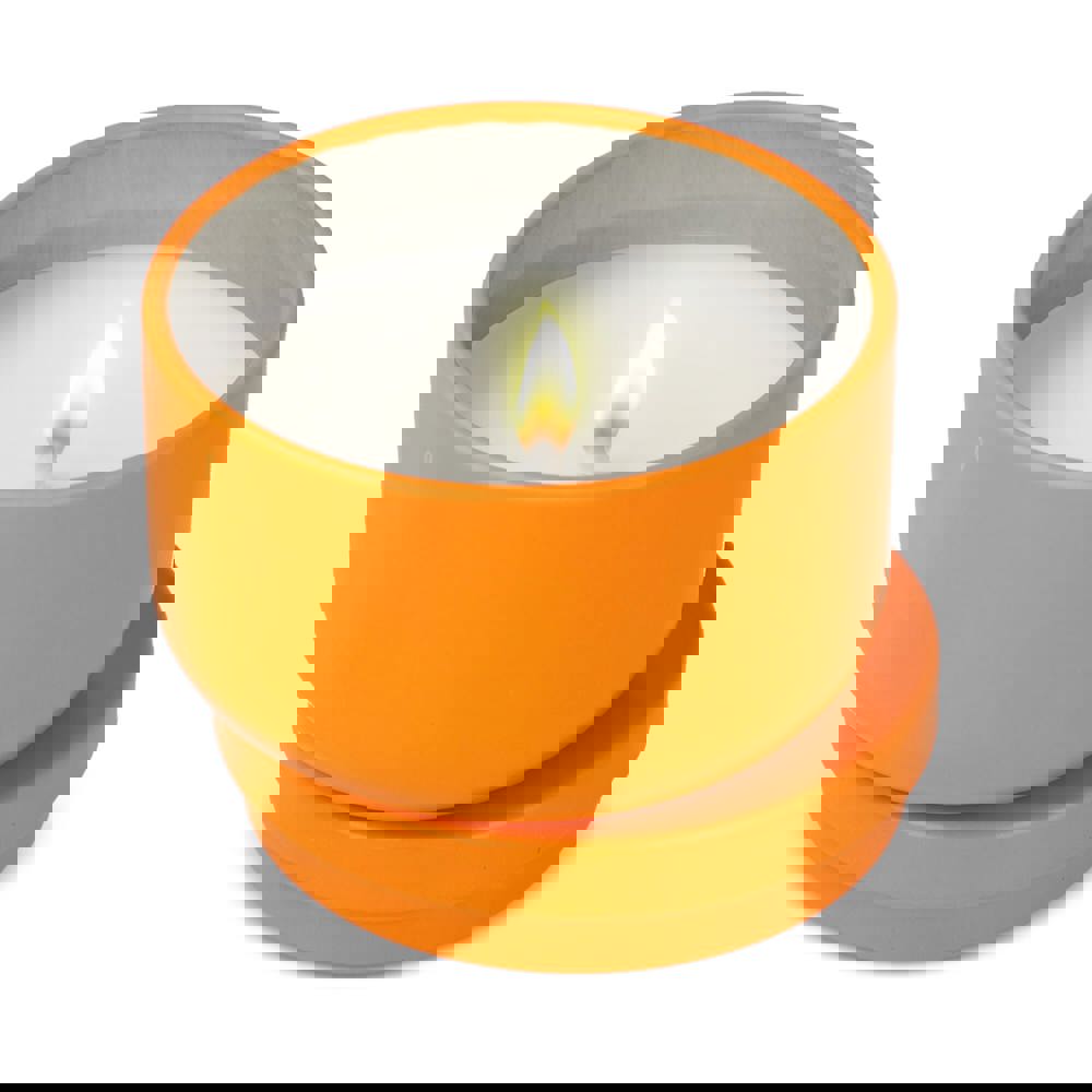 Asana unparfümierte Kerze auf Pflanzenbasis in recycelter Dose