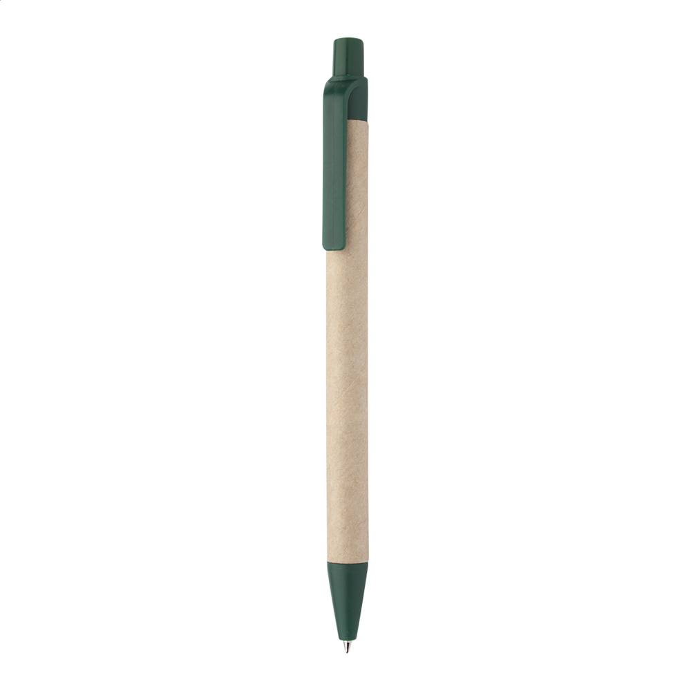 Papper - Kugelschreiber - grün/natur