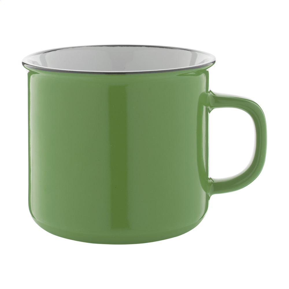 Woodstock - Tasse - grün/weiß