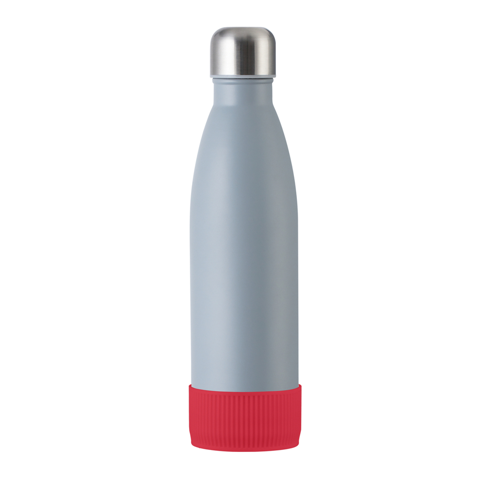 Trinkflasche RETUMBLER-myTOULON - rot, grau