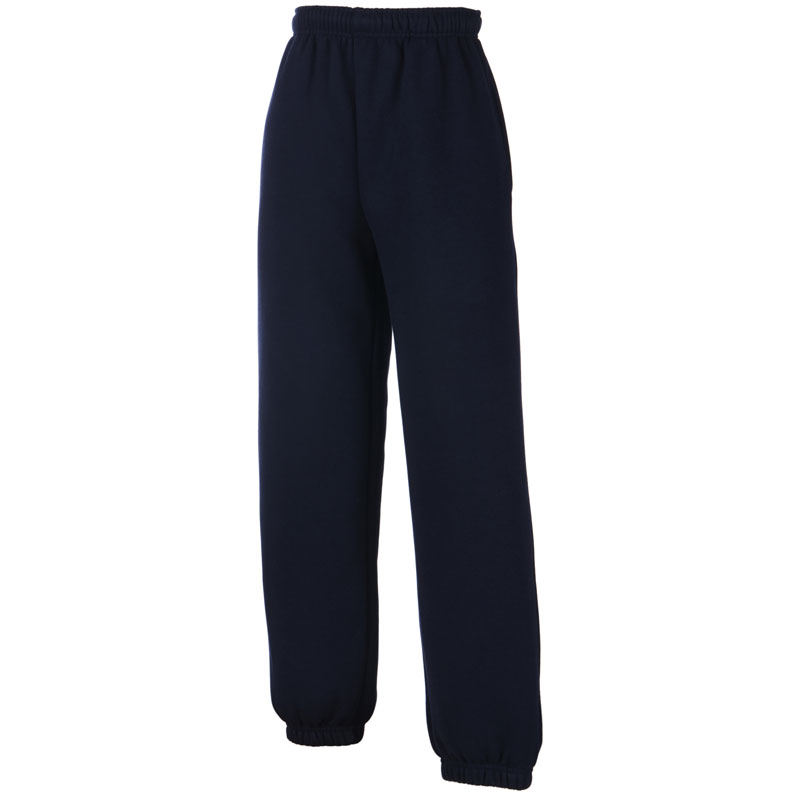 640510 - Kids Classic Elasticated Cuff Jog Pants - Deep Navy