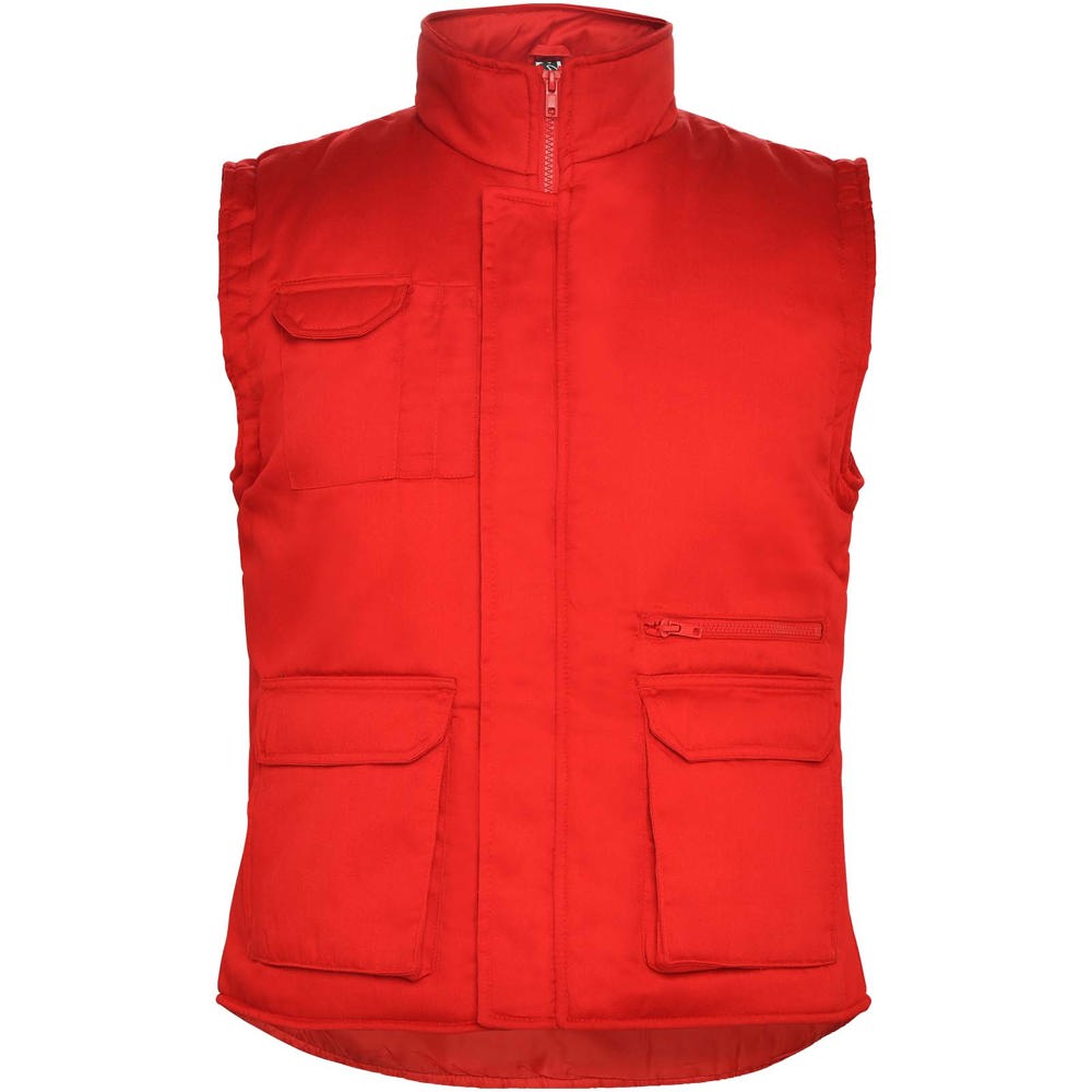 Almanzor Vielseitige Thermo Arbeitsweste mit hohem Kragen - Rot