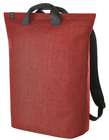Halfar - Laptop Backpack Europe - Red Melange