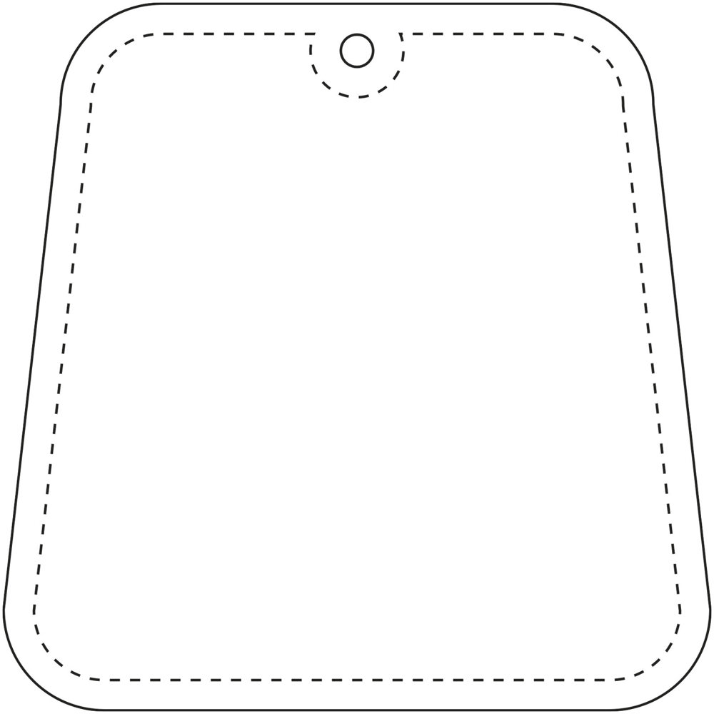 RFX™ H-09 Trapezförmiger reflektierender PVC-Anhänger