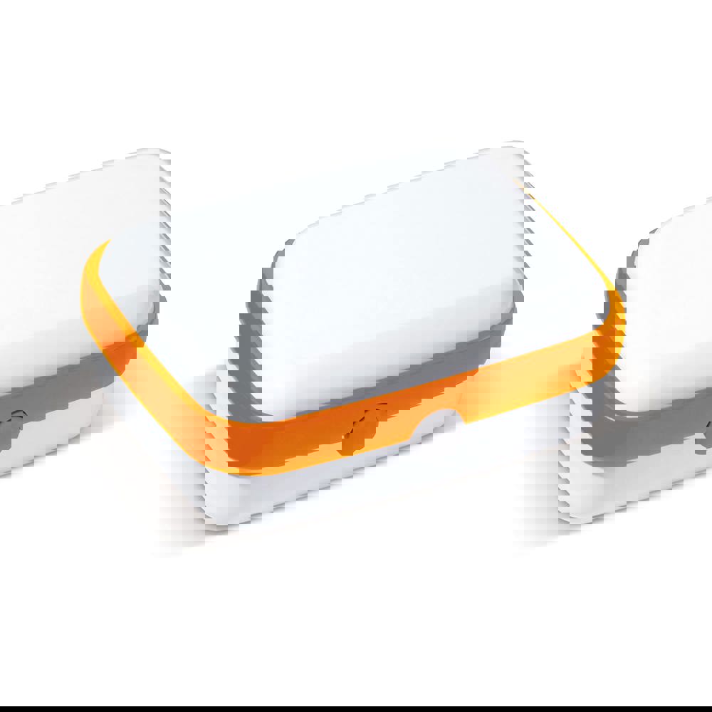 Brotdose Fresh 1000ml - Weiss / Orange