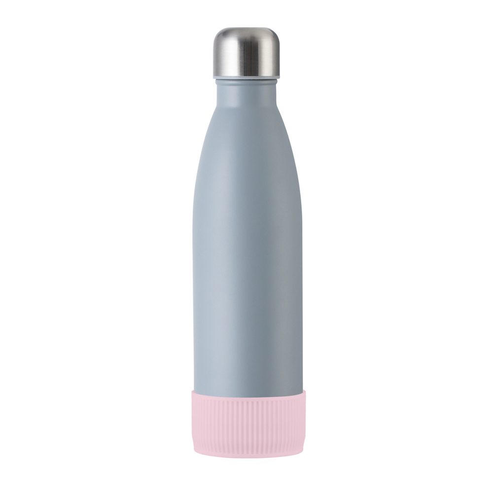 Trinkflasche RETUMBLER-myTOULON - hellmagenta, rose, grau
